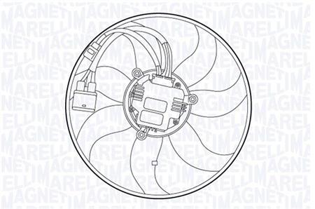 MOTOR ELECTROVENTILADOR CON ASPA ALTERNA