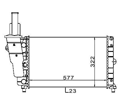 RADIADOR MOTOR ALTERNAT.