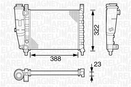 RADIADOR MOTOR ALTERNAT.